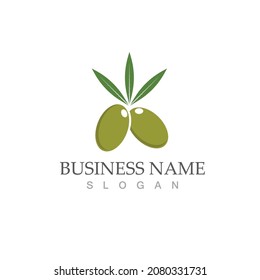 olive icon vector illustration design template