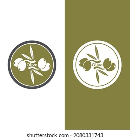 olive icon vector illustration design template