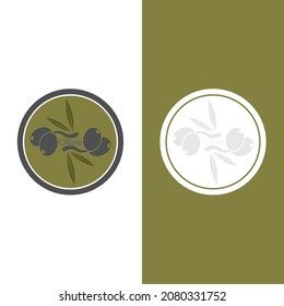 olive icon vector illustration design template