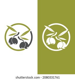 olive icon vector illustration design template