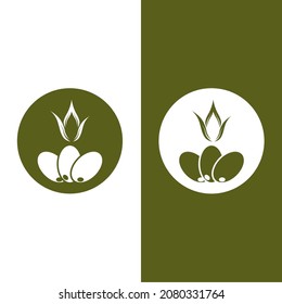 olive icon vector illustration design template