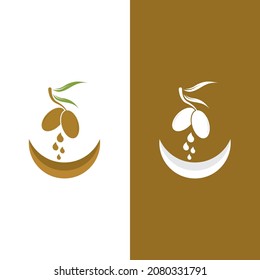 olive icon vector illustration design template