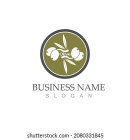 olive icon vector illustration design template