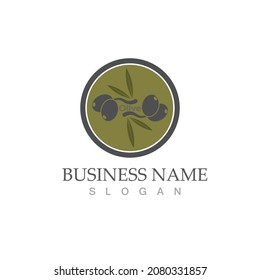 olive icon vector illustration design template