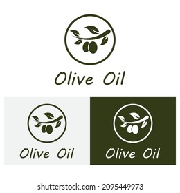Vektorgrafik-Design mit Olivenzeichen