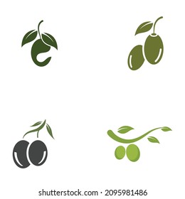 olive icon vector illustration design template