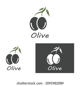 olive icon vector illustration design template