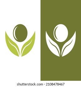 olive icon vector illustration design template