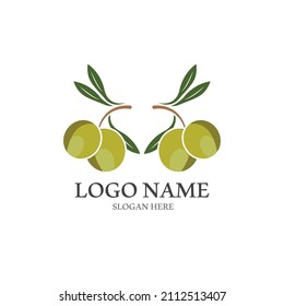 olive icon vector illustration design template