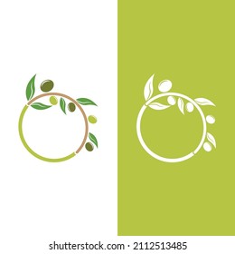 olive icon vector illustration design template