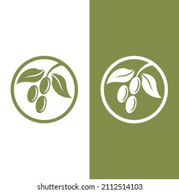 olive icon vector illustration design template