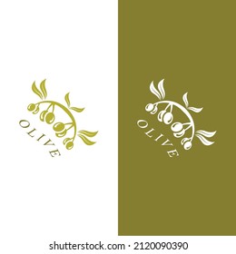 olive icon vector illustration design template