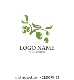 Vektorgrafik-Design mit Olivenzeichen
