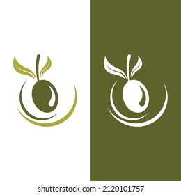 Vektorgrafik-Design mit Olivenzeichen