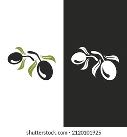 olive icon vector illustration design template