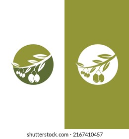 olive icon vector illustration design template