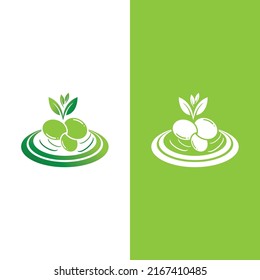 olive icon vector illustration design template