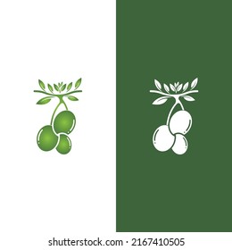 olive icon vector illustration design template