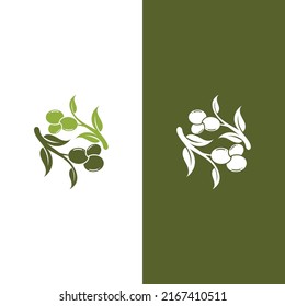 Vektorgrafik-Design mit Olivenzeichen
