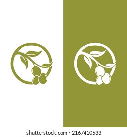 olive icon vector illustration design template