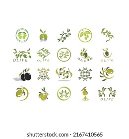 olive icon vector illustration design template