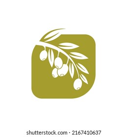 olive icon vector illustration design template