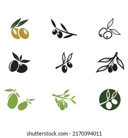 olive icon vector illustration design template