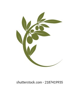 olive icon vector illustration design template
