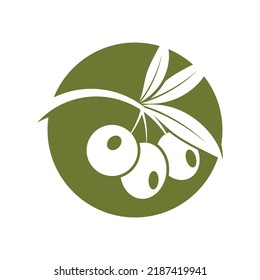 olive icon vector illustration design template