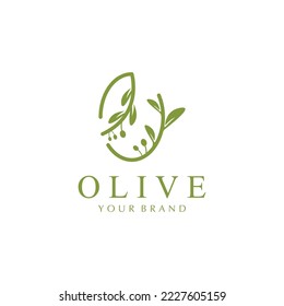 olive icon vector illustration design template
