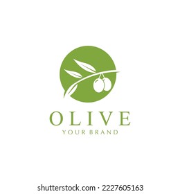 Vektorgrafik-Design mit Olivenzeichen