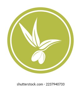 olive icon vector illustration design template