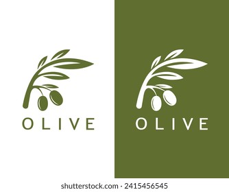 olive icon vector illustration design template