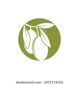 olive icon vector illustration design template