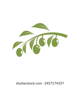 olive icon vector illustration design template