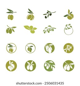 olive icon vector illustration design template