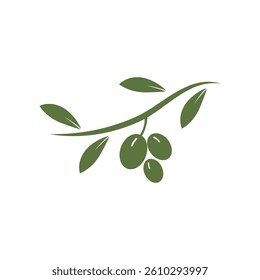 olive icon vector illustration design template