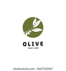 olive icon vector illustration design template
