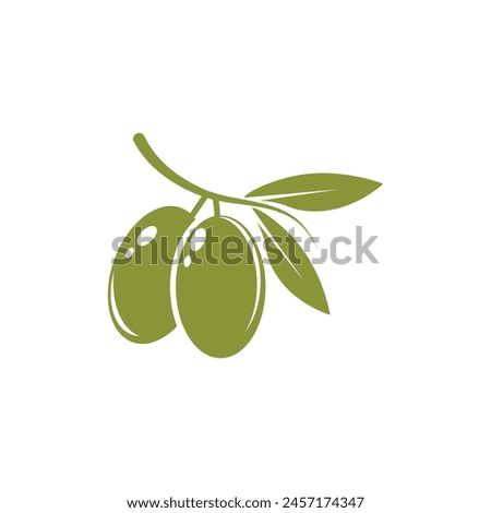olive icon vector illustration design template