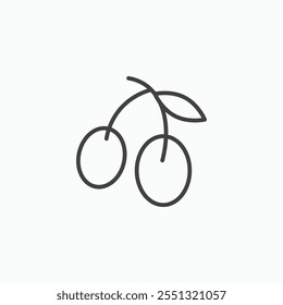 Olive icon vector illustration. EPS10