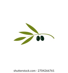 ícone oliveira vetor ilustração logotipo