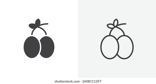 Olive icons design. vector icons for ui designs