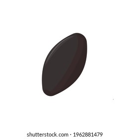 olive isolated on white background vector. Design element for packaging, advertising products from fresh, pickled olives, organic oil. Cartoon delicacy. Vector illustration, flat