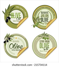 Olive labels collection