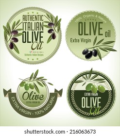 Olive labels collection