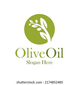 Olive Logo Design Template. Olive logo concept vector. Creative Icon Symbol