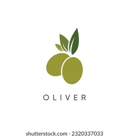 Olive logo design vector with modern creative concept