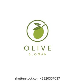 Olive logo design vector with modern creative concept