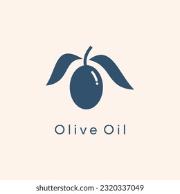 Olive logo design vector with modern creative concept