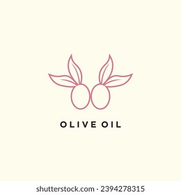 Olive logo design vector with modern creative concept